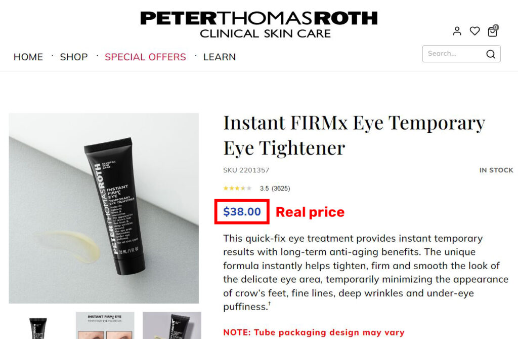peterthomasroth firmx cream real price
