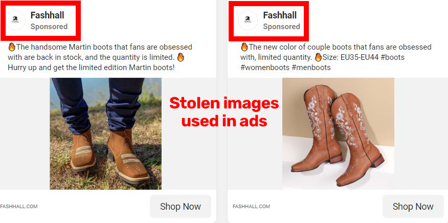 fashhall umall technology sarl scam facebook advertisements