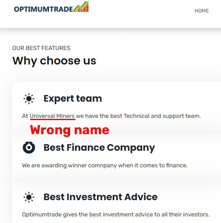 optimumtrade investment scam universal miners 1