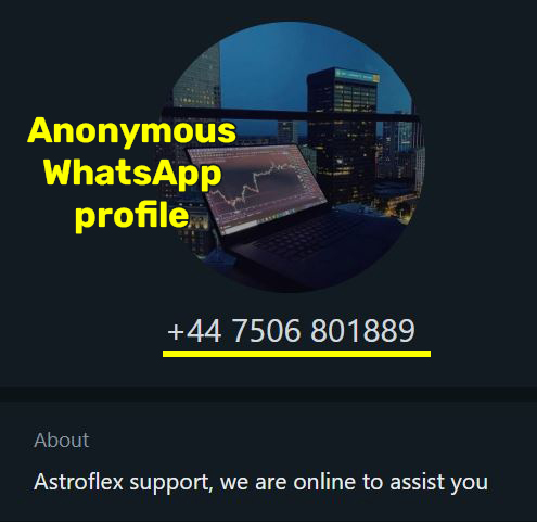 anonymous whatsapp profile