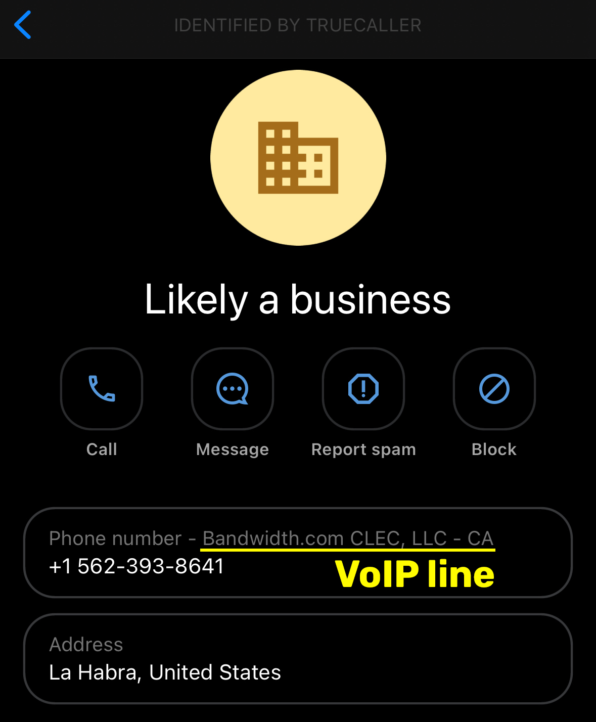 tradinghobital scam voip phone number