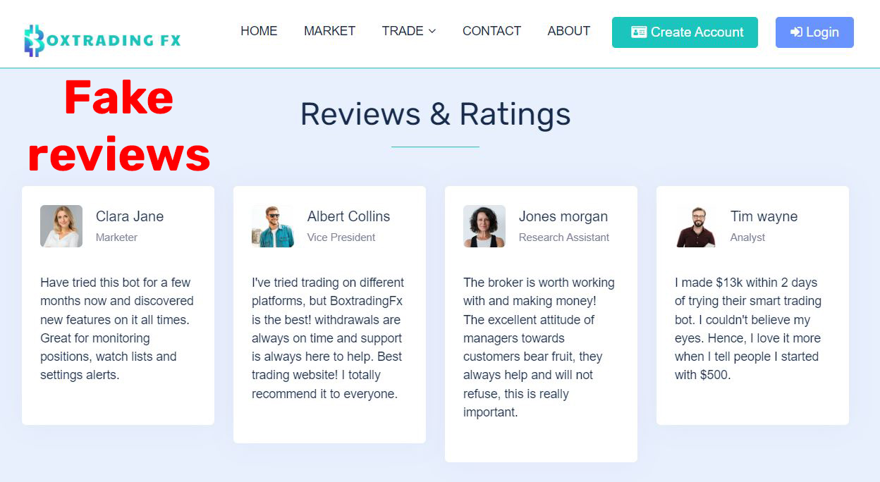 Boxtradingfx scam fake reviews