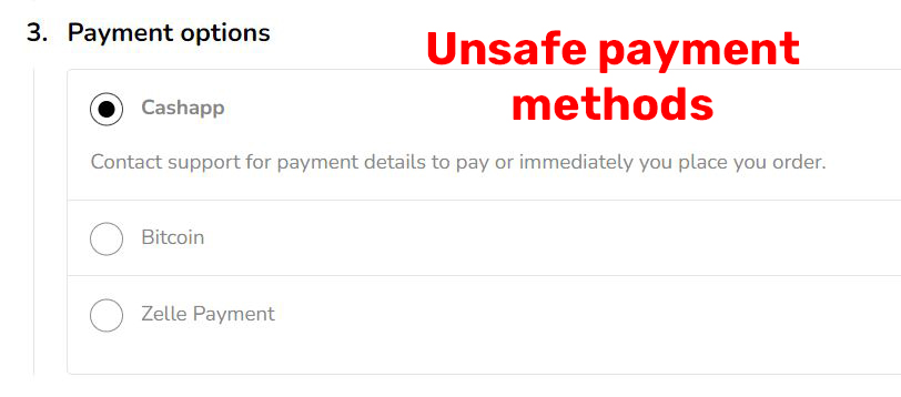 Worldrxpharmastore scam unsafe payment methods